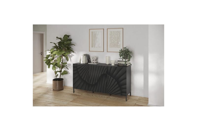 Hawell Skjenk 181 cm - Mørk grå - Oppbevaring - Oppbevaringsmøbler - Sideboard & skjenker