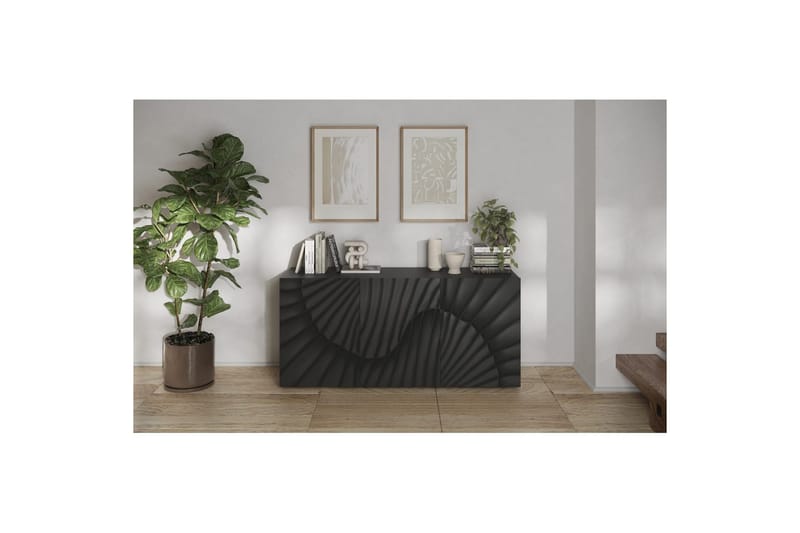 Hawell Skjenk 181 cm - Mørk grå - Oppbevaring - Oppbevaringsmøbler - Sideboard & skjenker