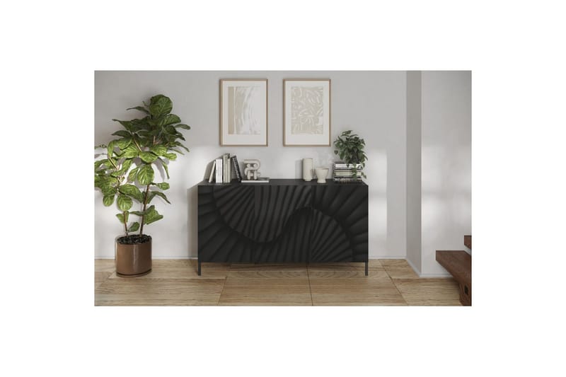 Hawell Skjenk 181 cm - Mørk grå - Oppbevaring - Oppbevaringsmøbler - Sideboard & skjenker