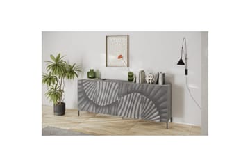 Hawell Skjenk 241 cm - Grå - Oppbevaring - Oppbevaringsmøbler - Sideboard & skjenker