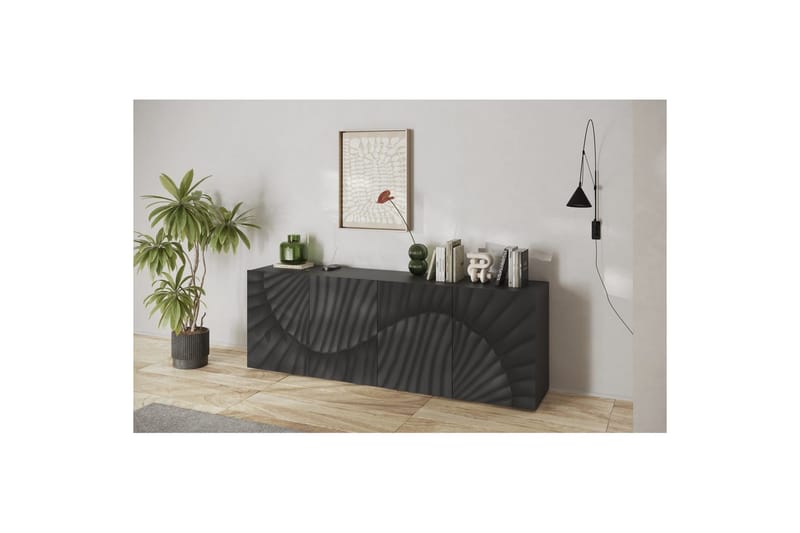 Hawell Skjenk 241 cm - Mørk grå - Oppbevaring - Oppbevaringsmøbler - Sideboard & skjenker