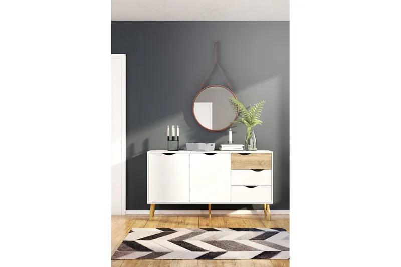 Hostafranc Skjenk 147,2x39,1 cm - Natur - Oppbevaring - Oppbevaringsmøbler - Sideboard & skjenker