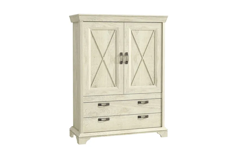 Hurlston Skjenk 123 cm, Hvit