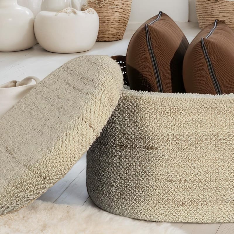 Ivoara krakk 81 cm oval - brunbeige - Oppbevaring - Oppbevaringsmøbler - Oppbevaringskiste