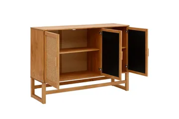 Jolene Skjenk i Tre med Rottingdetaljer - Brun - Oppbevaring - Oppbevaringsmøbler - Sideboard & skjenker