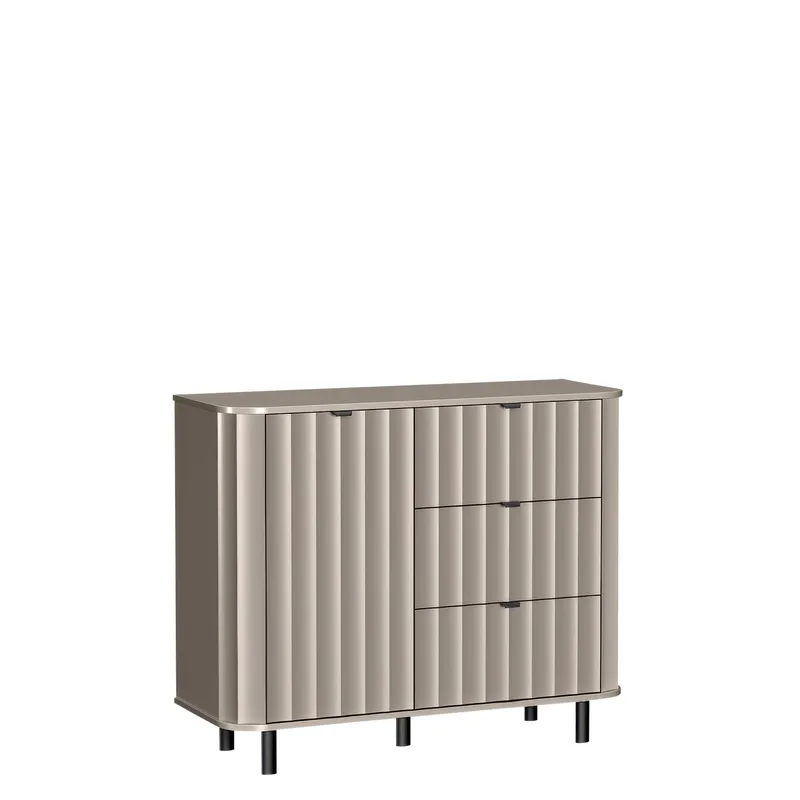 Joriel Skjenk 111 cm, Beige|svart