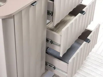 Joriel Skjenk 138 cm - Hvit - Oppbevaring - Oppbevaringsmøbler - Sideboard & skjenker