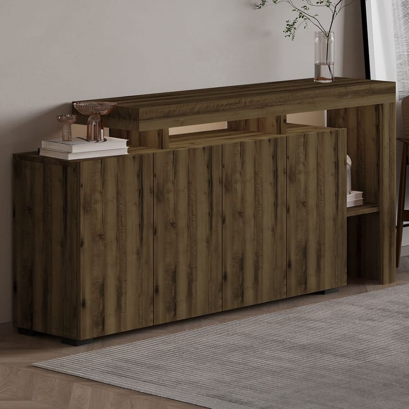 Jurukovo Konsollbord 170 cm - Antique Walnut - Oppbevaring - Oppbevaringsmøbler - Sideboard & skjenker
