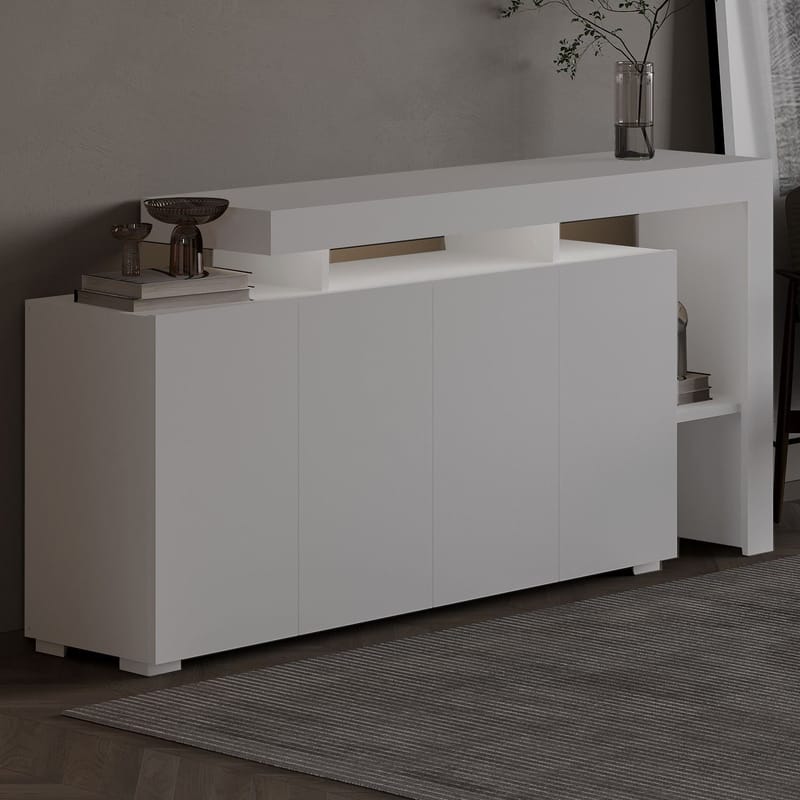 Jurukovo Konsollbord 170 cm - Hvit - Oppbevaring - Oppbevaringsmøbler - Sideboard & skjenker