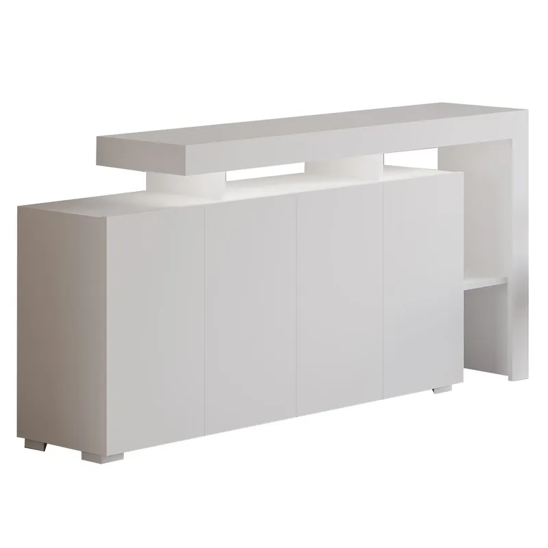Jurukovo Konsollbord 170 cm - Hvit - Oppbevaring - Oppbevaringsmøbler - Sideboard & skjenker