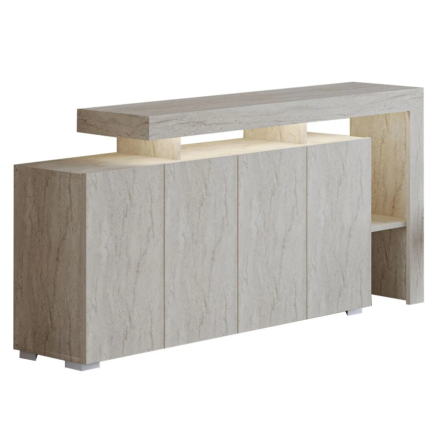 Jurukovo Konsollbord 170 cm - Travertin