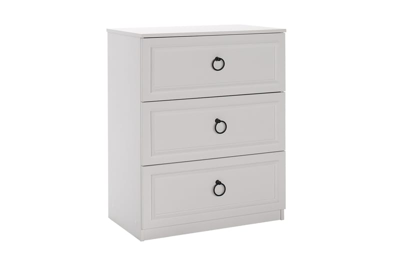 Ajra Kommode 72x93 cm Hvit - Hanah Home - Oppbevaring - Oppbevaringsmøbler - Kommode - Entrekommode