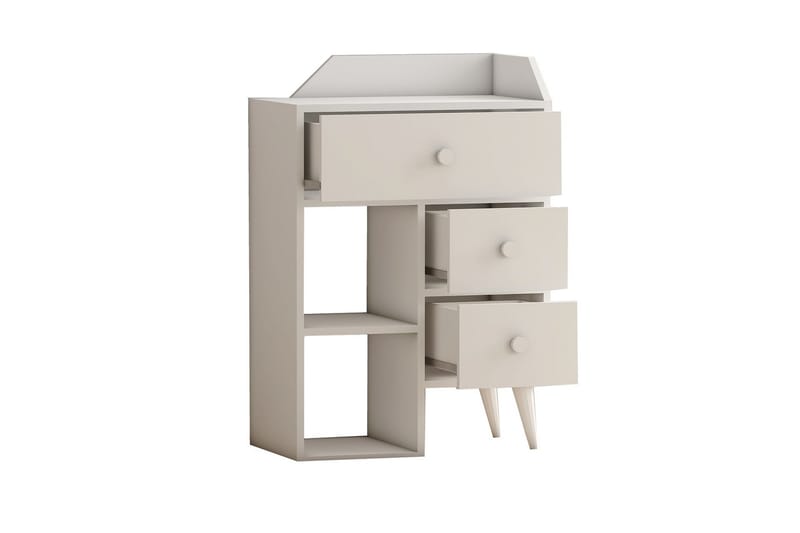 Hafing Kommode 64x94,6 cm Hvit - Hanah Home - Oppbevaring - Oppbevaringsmøbler - Kommode - Entrekommode