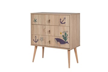 Bertoaria Kommode 80x89 cm Brun