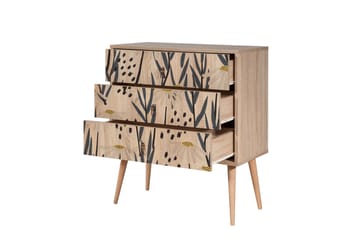 Bertoaria Kommode 80x89 cm Brun - Hanah Home - Oppbevaring - Oppbevaringsmøbler - Kommode - Entrekommode