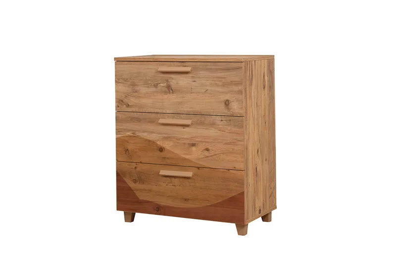 Leva Kommode 80x95 cm Brun - Hanah Home - Oppbevaring - Oppbevaringsmøbler - Kommode - Entrekommode