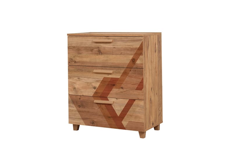 Leva Kommode 80x95 cm Brun - Hanah Home - Oppbevaring - Oppbevaringsmøbler - Kommode - Entrekommode