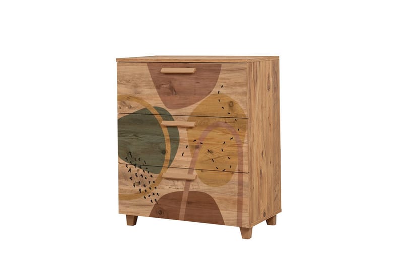 Leva Kommode 80x95 cm Brun - Hanah Home - Oppbevaring - Oppbevaringsmøbler - Kommode - Entrekommode
