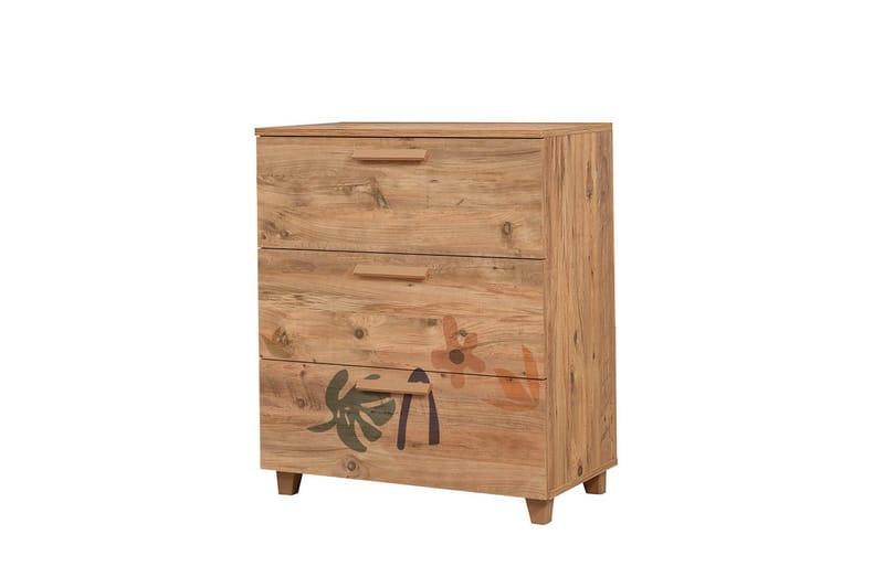 Leva Kommode 80x95 cm Brun - Hanah Home - Oppbevaring - Oppbevaringsmøbler - Kommode - Entrekommode