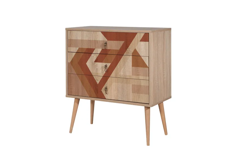 Hanah Home Bertoaria Kommode 80x89 cm Brun