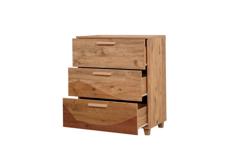 Leva Kommode 80x95 cm Brun - Hanah Home - Oppbevaring - Oppbevaringsmøbler - Kommode - Entrekommode