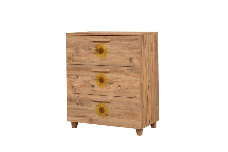 Leva Kommode 80x95 cm Brun - Hanah Home - Oppbevaring - Oppbevaringsmøbler - Kommode - Entrekommode