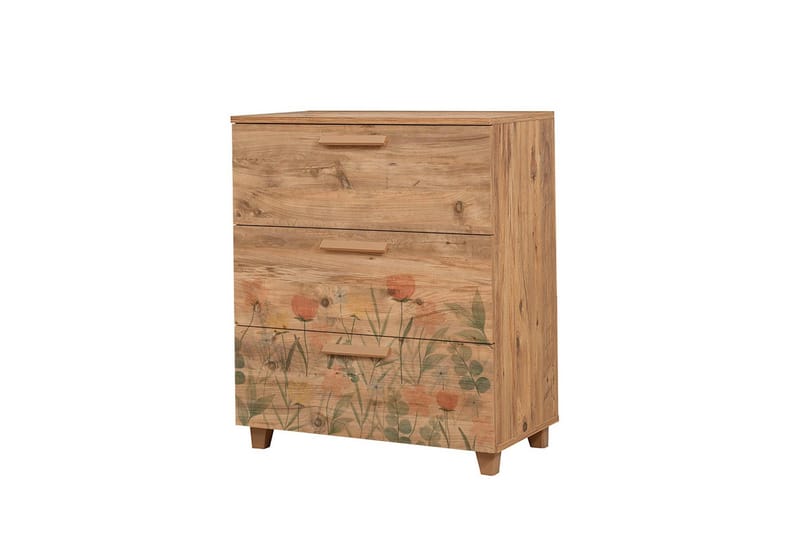 Leva Kommode 80x95 cm Brun - Hanah Home - Oppbevaring - Oppbevaringsmøbler - Kommode - Entrekommode