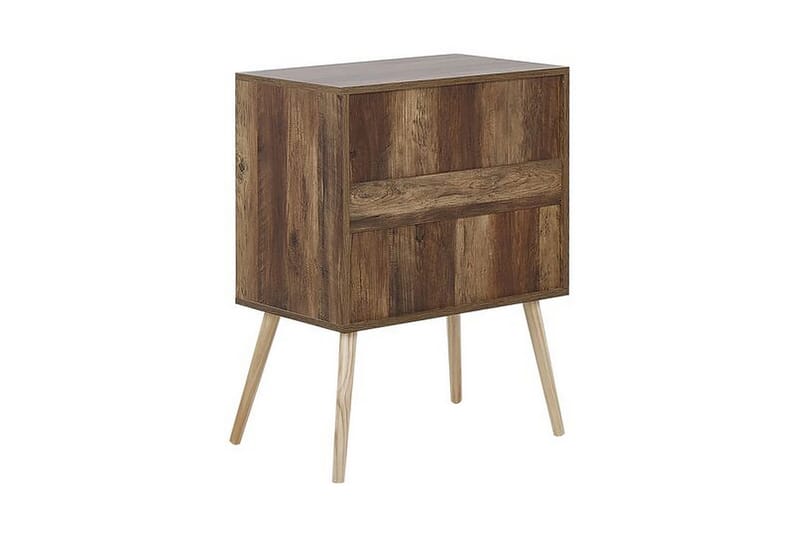 Abatley Kommode 60 cm - Mørkt Tre/Grå - Oppbevaring - Oppbevaringsmøbler - Kommode