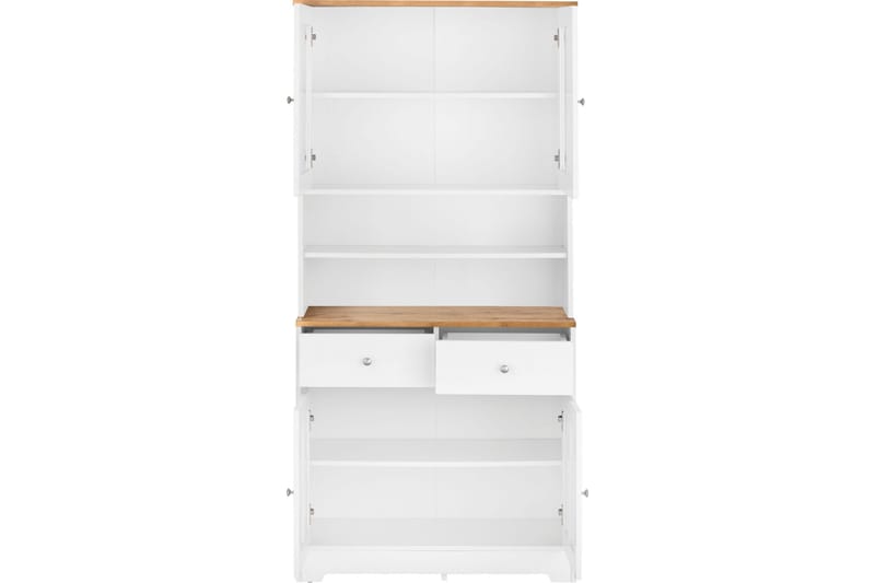 Adelynn Kommode m. Overskap - Hvit - Oppbevaring - Oppbevaringsmøbler - Kommode