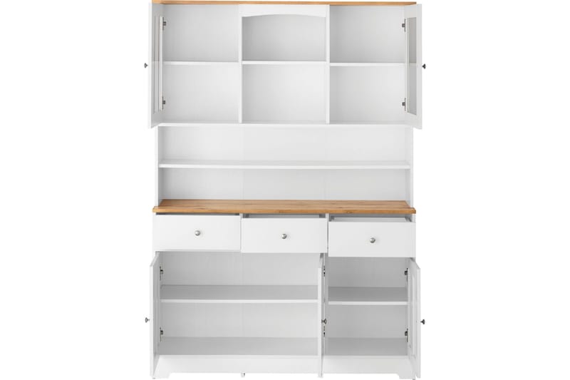 Adelynn Kommode m. Overskap - Hvit - Oppbevaring - Oppbevaringsmøbler - Kommode