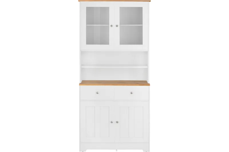 Adelynn Kommode m. Overskap, Hvit