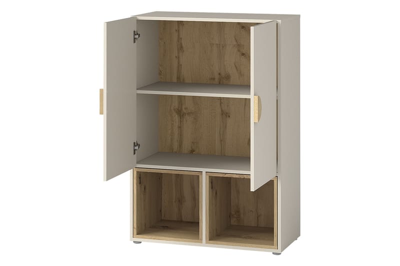 Adolfo Kommode 80 cm - Beige / Grønn - Oppbevaring - Oppbevaringsmøbler - Kommode - Entrekommode