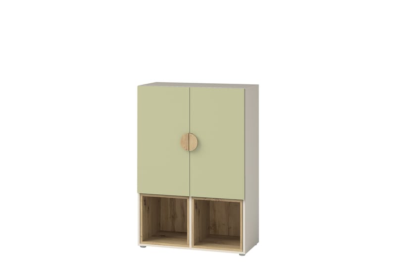 Adolfo Kommode 80 cm - Beige / Grønn - Oppbevaring - Oppbevaringsmøbler - Kommode - Entrekommode