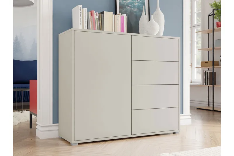 Agawal Kommode 100 cm - Beige - Oppbevaring - Oppbevaringsmøbler - Kommode - Entrekommode