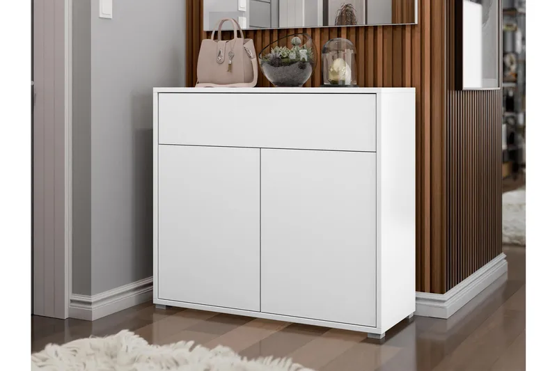 Agawal Kommode 100 cm - Hvit - Oppbevaring - Oppbevaringsmøbler - Kommode - Entrekommode