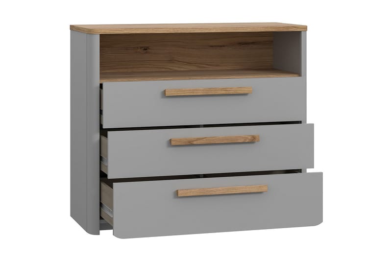 Ahmetbay Kommode 41x99 cm - Grå/Brun - Oppbevaring - Oppbevaringsmøbler - Kommode - Entrekommode