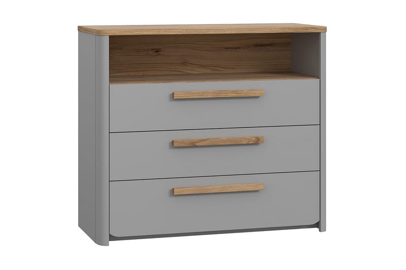 Ahmetbay Kommode 41x99 cm - Grå/Brun - Oppbevaring - Oppbevaringsmøbler - Kommode - Entrekommode