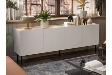 Akie Kommode 200 cm - Beige - Oppbevaring - Oppbevaringsmøbler - Kommode