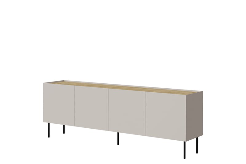 Akie Kommode 200 cm - Beige - Oppbevaring - Oppbevaringsmøbler - Kommode