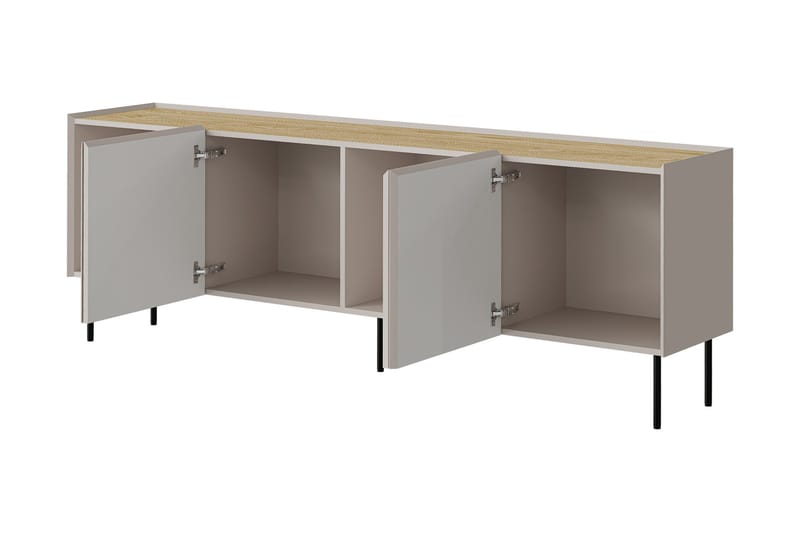 Akie Kommode 200 cm - Beige - Oppbevaring - Oppbevaringsmøbler - Kommode