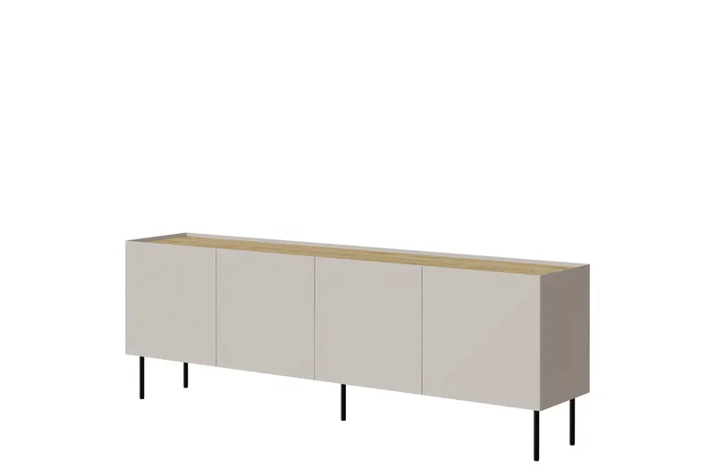 Akie Kommode 200 cm, Beige