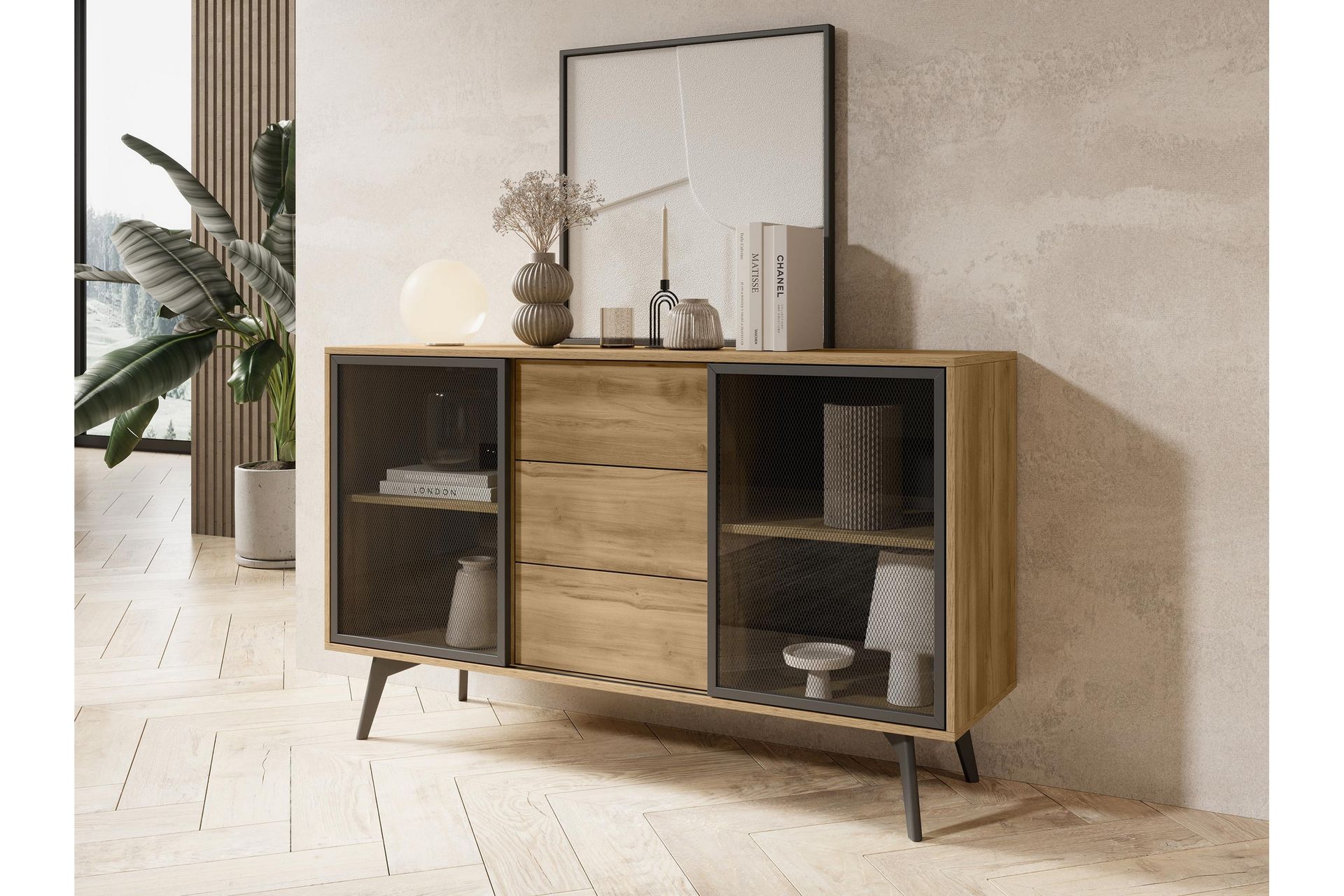 Akihiro Kommode 144 cm - Brun - Oppbevaring - Oppbevaringsmøbler - Kommode