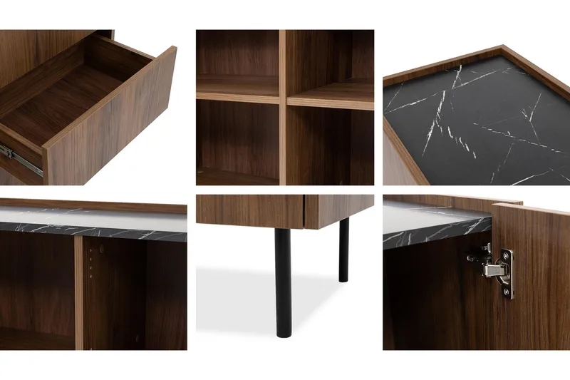 Akihito Kommode 160 cm - Brun - Oppbevaring - Oppbevaringsmøbler - Kommode