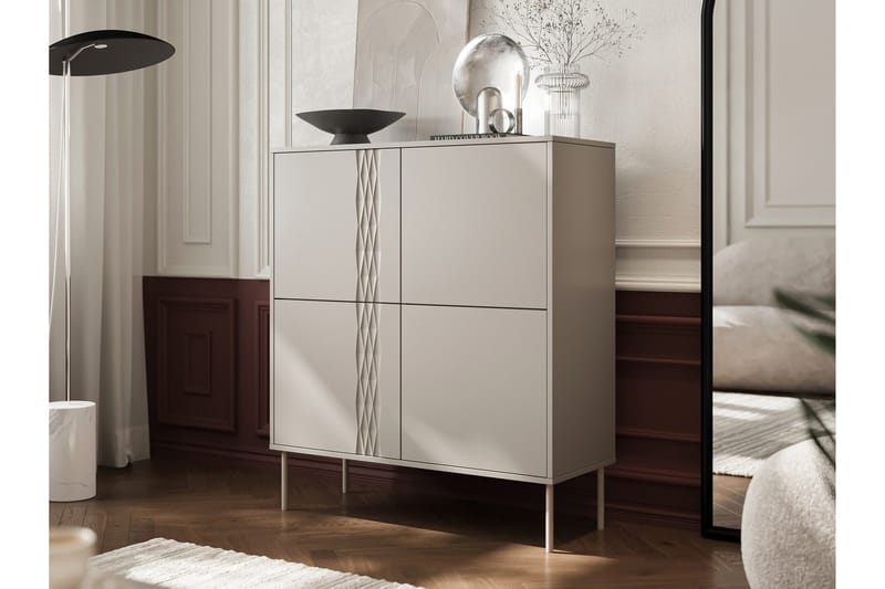 Akiko Kommode 100 cm - Beige - Oppbevaring - Oppbevaringsmøbler - Kommode - Entrekommode