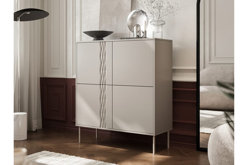Akiko Kommode 100 cm - Beige - Oppbevaring - Oppbevaringsmøbler - Kommode - Entrekommode