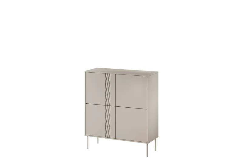 Akiko Kommode 100 cm - Beige - Oppbevaring - Oppbevaringsmøbler - Kommode - Entrekommode