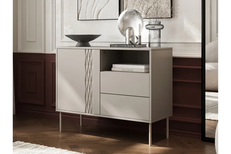 Akiko Kommode 100 cm - Beige - Oppbevaring - Oppbevaringsmøbler - Kommode - Entrekommode