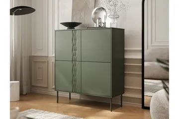 Akiko Kommode 100 cm - Grønn - Oppbevaring - Oppbevaringsmøbler - Kommode - Entrekommode