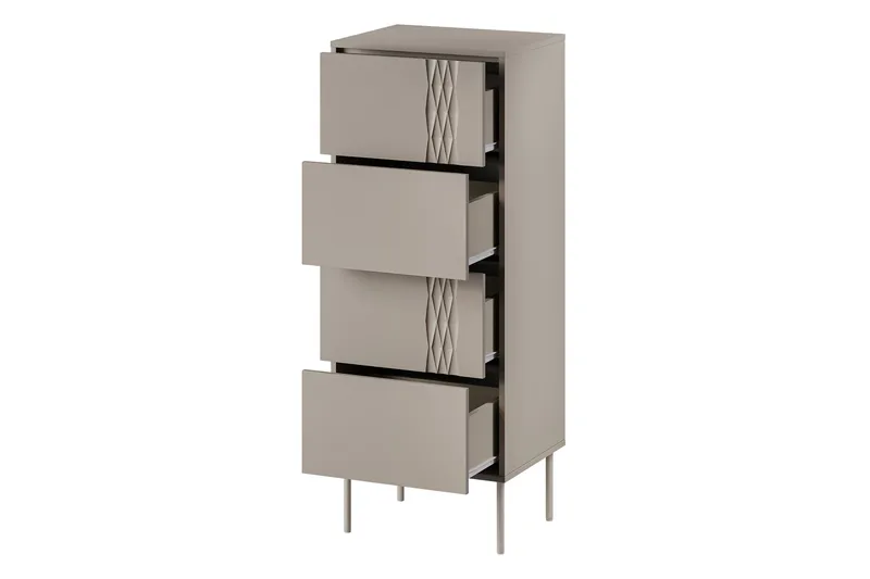 Akiko Kommode 50 cm - Beige - Oppbevaring - Oppbevaringsmøbler - Kommode - Entrekommode