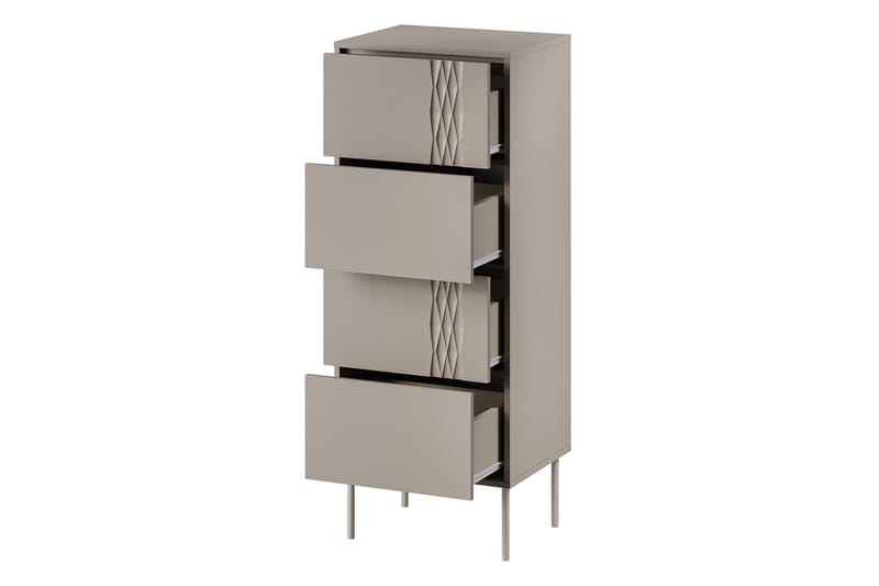 Akiko Kommode 50 cm - Beige - Oppbevaring - Oppbevaringsmøbler - Kommode - Entrekommode